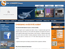 Tablet Screenshot of cy-realestate.com